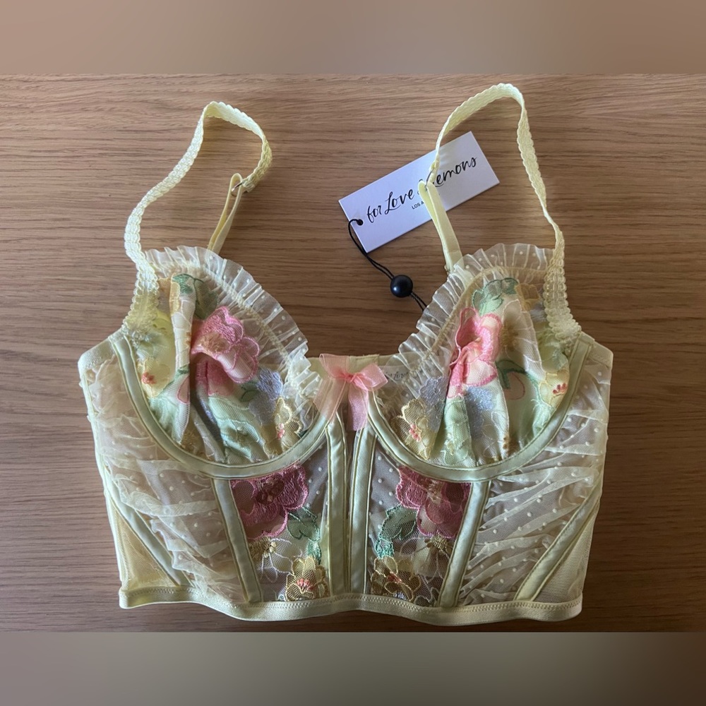 For Love and Lemons Luella Bustier Bralette
